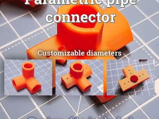 Parametric Pipe connector