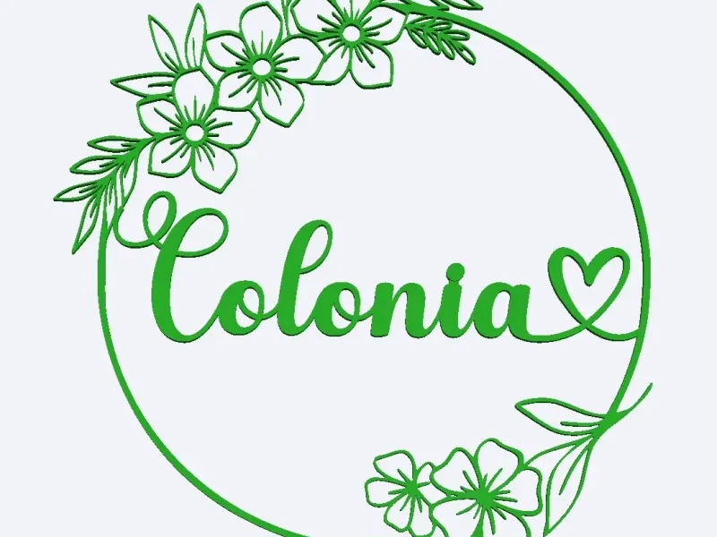 Colonia aro decorativo 