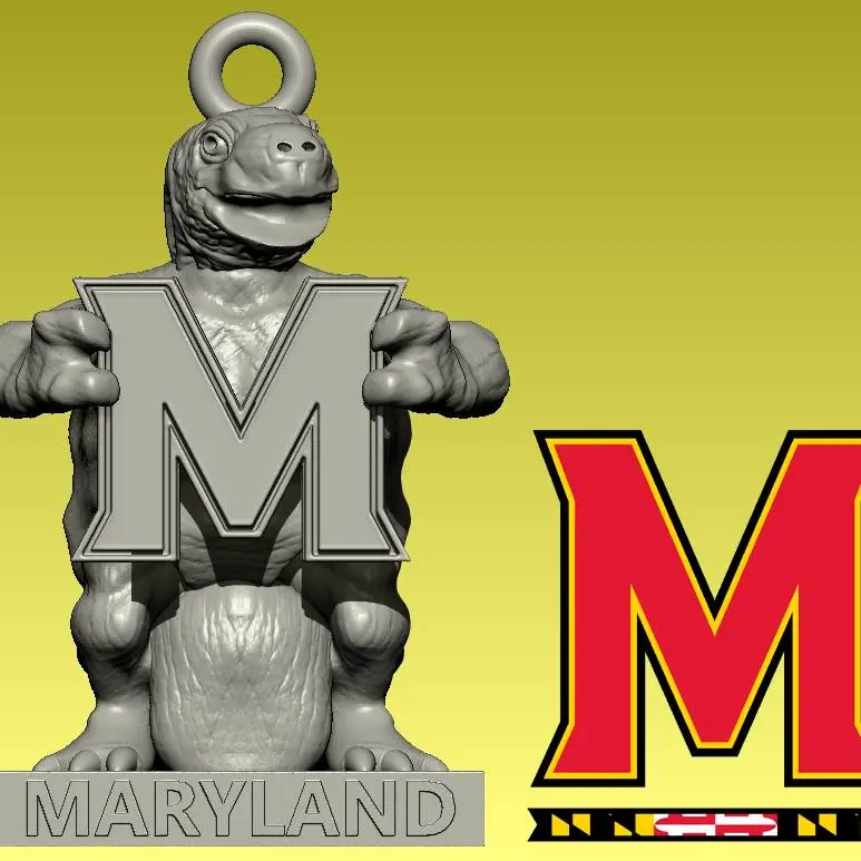 NCAA- Mascot Hanging Figurine UNIVERSITY OF MARYLAND