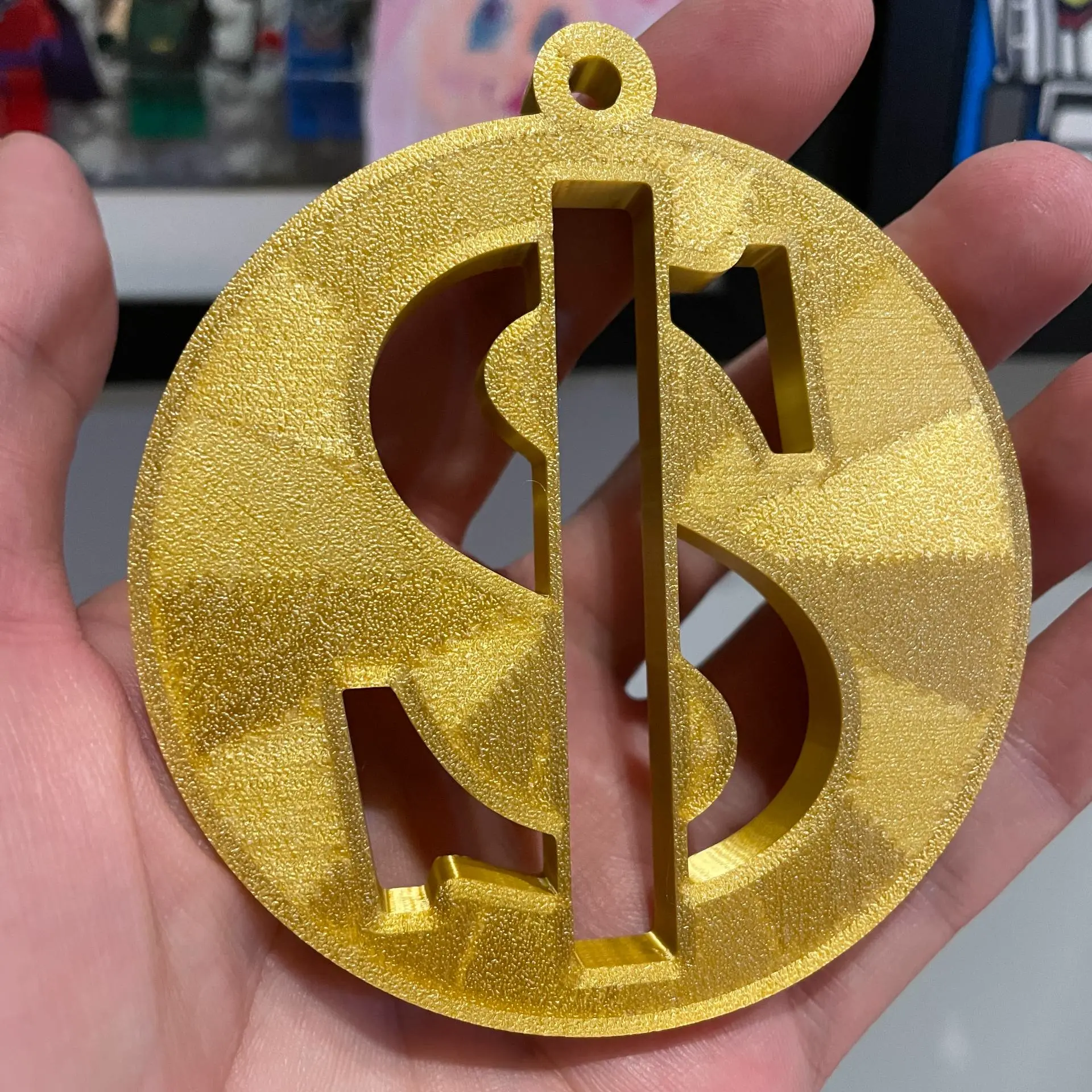 Thug Life Gold Dollar Chain