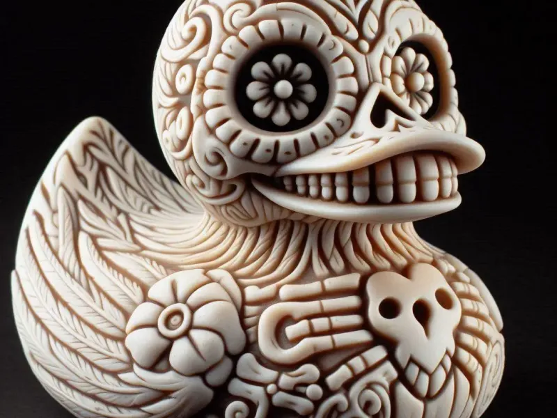 Sugar Skull Duck