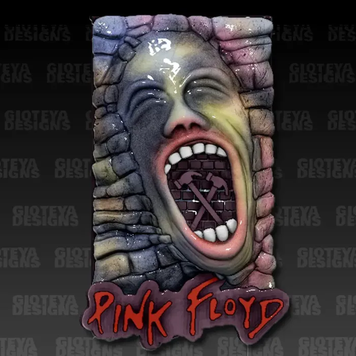 Sculptures & Artworks STL Download - Pink Floyd The Wallby Gioteya Designs