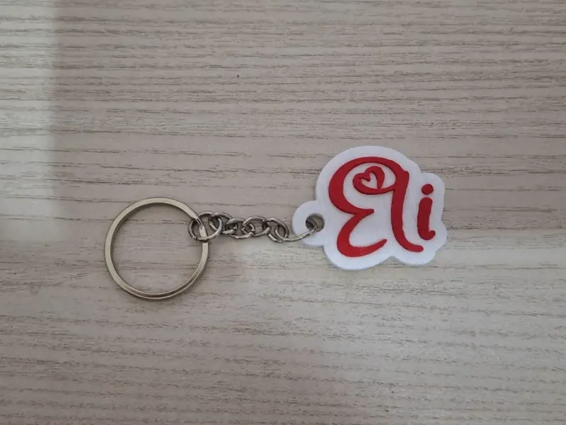 Keychain Eli - Love stile - Name Tag