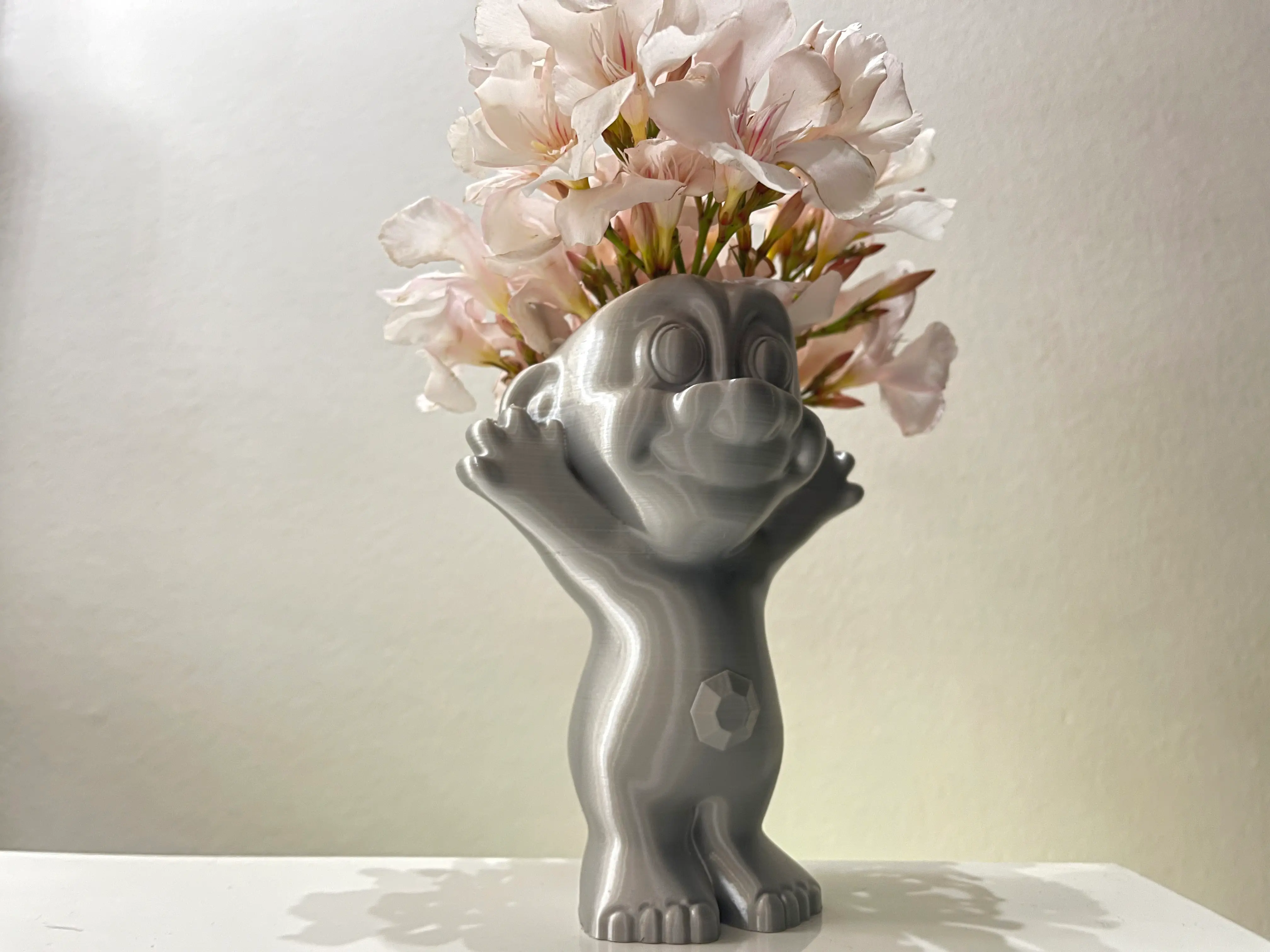 TROLL FLOWER POT-ONE PIECE-NO SUPPORTS-NO RAFTS