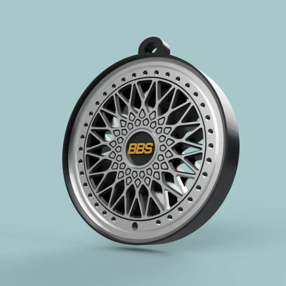 3D Printer Files | 3MF File | Wheel Keychain - BBS Super RS | Creality ...