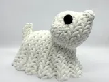 Knitted Ghost Dog-1