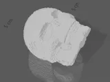 PIXEL SKULL COOL 3D PROP-1