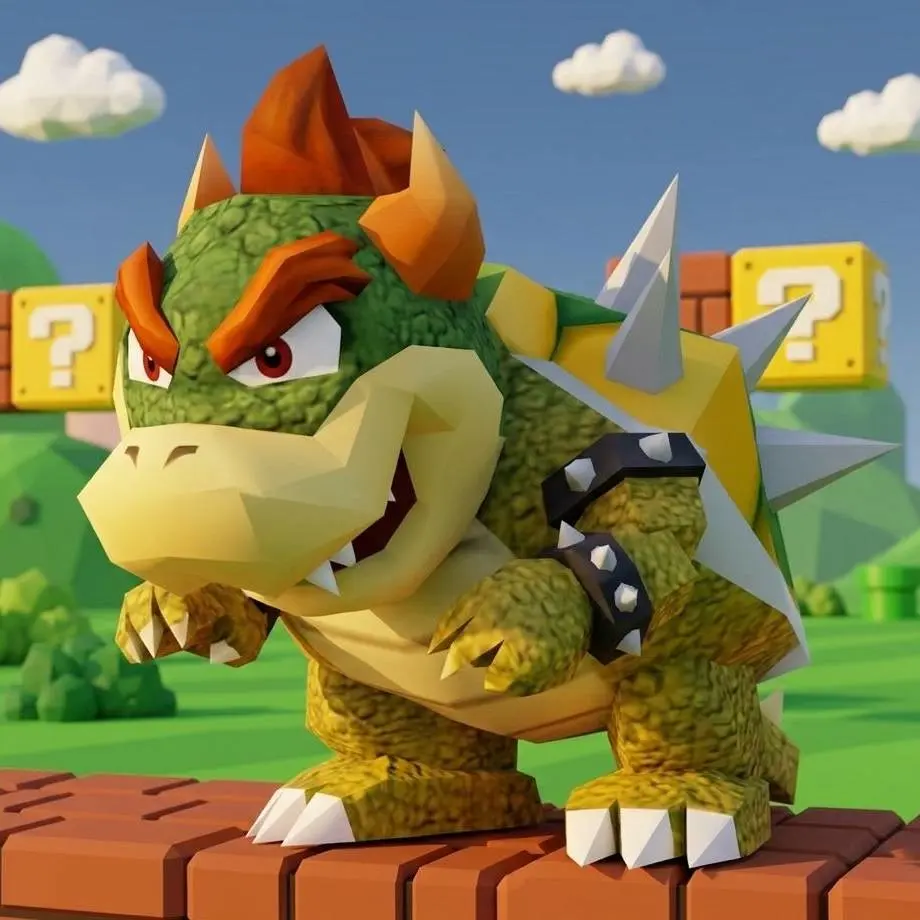 Browser Low Poly - Mario Bros