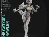 Cat Girl Brawler - Fată drăguță de birou - 120mm-1