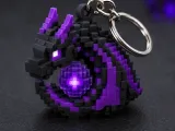 Llavero Dragón píxel Keychain-1