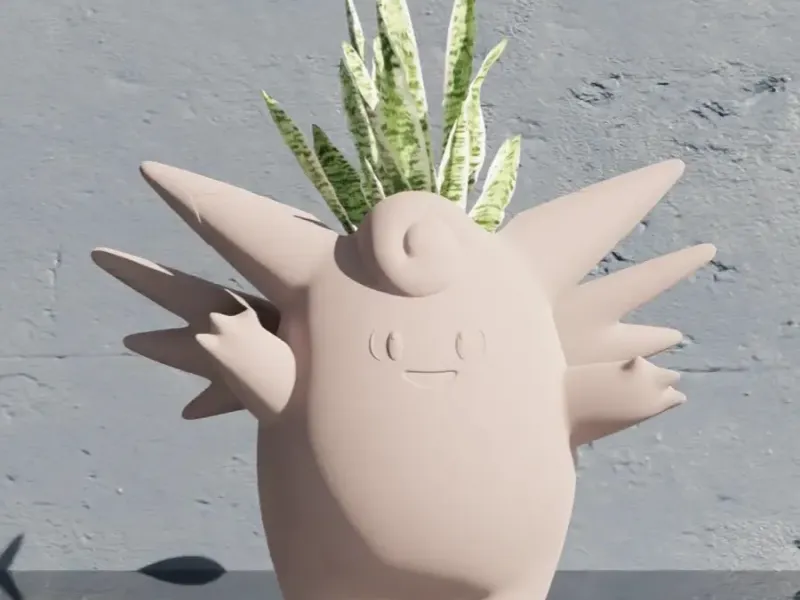 Clefable - Pokemon Pot Plant