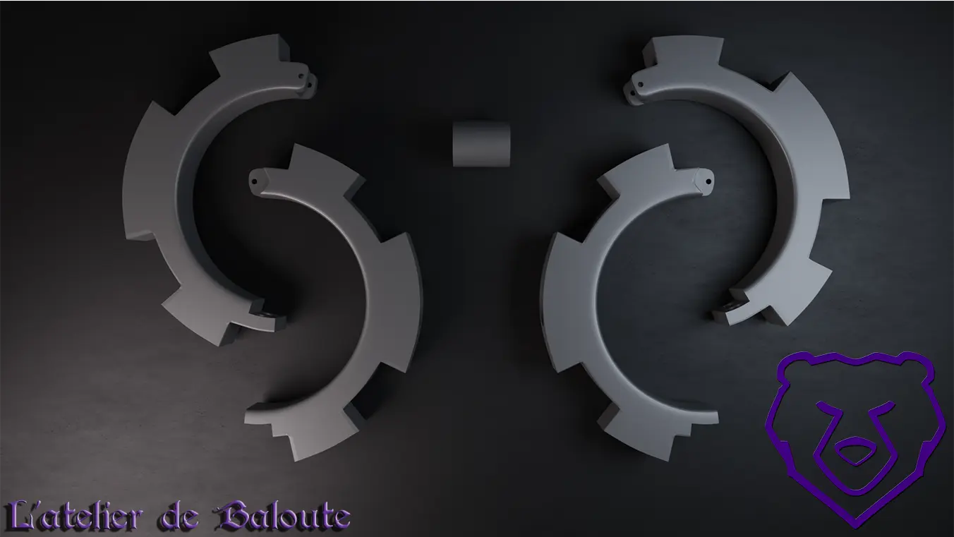 Imperial bindings (handcuffs) 3D models download Creality Cloud