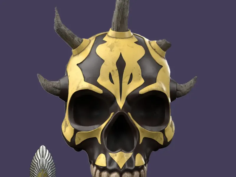 Savage Oppress Skull 3d bambu dosyalarıyla dijital indirme