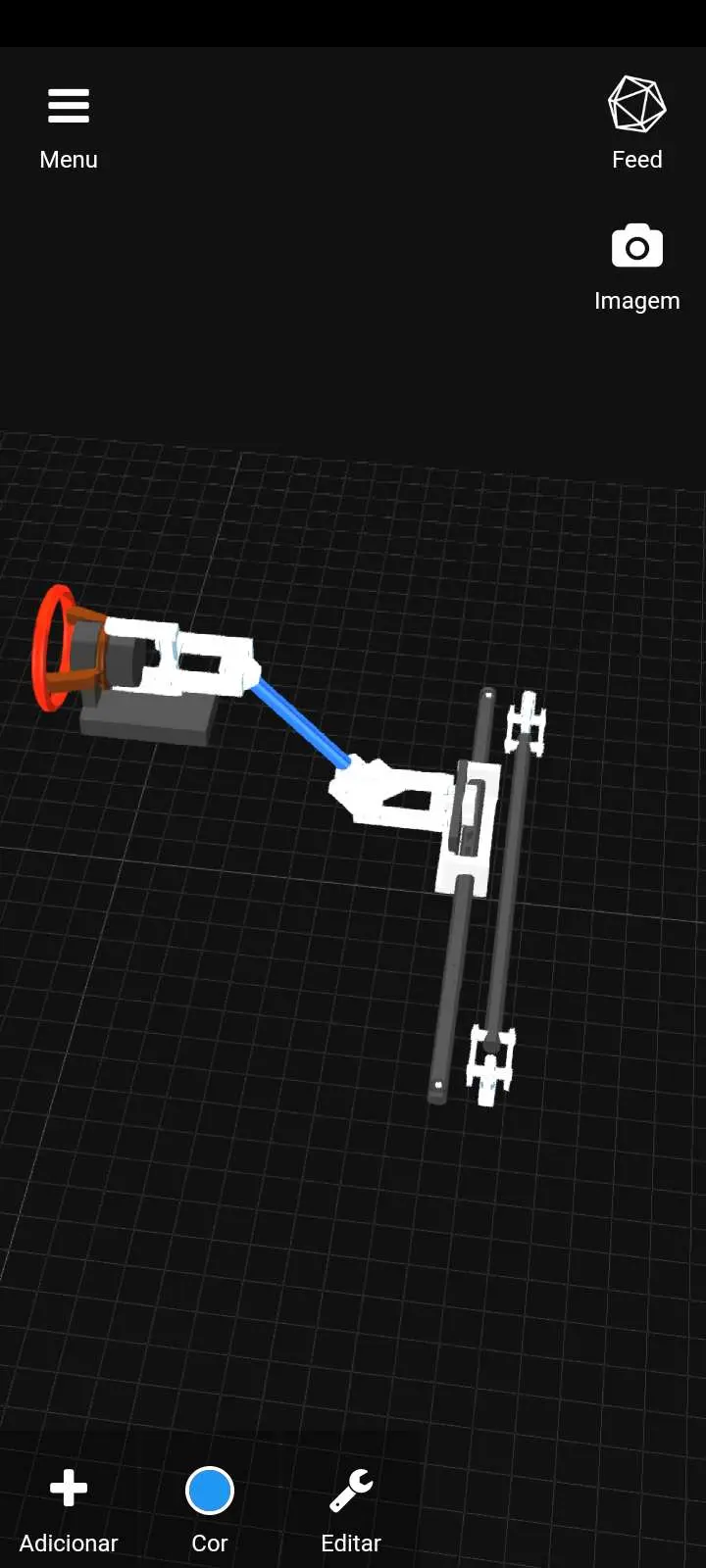 FC steering for car / Direção FC para carro