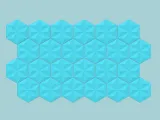 Hexagonal Wall Panel A25 - Interior Home Decor-3