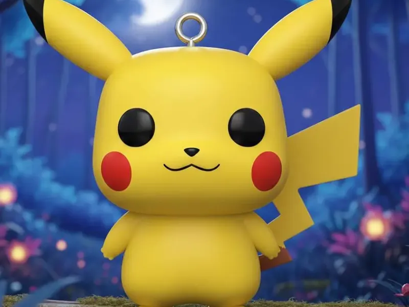 pikachu keychain