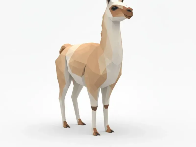 Low Poly Llama