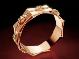 Rhombus geometric Diamond Ring-6