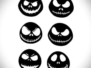 Jack Skellington Faces