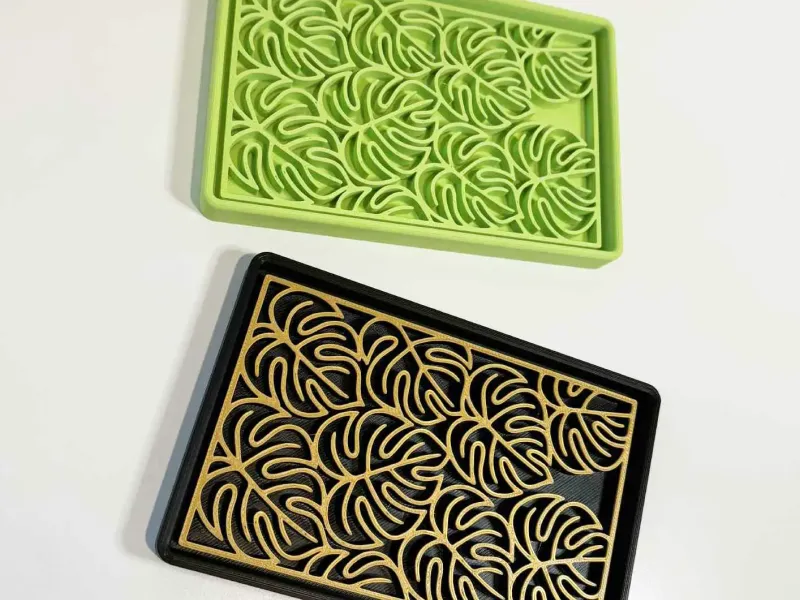 Monstera leaf soap or sponge dish