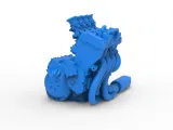 Engine of Three Quarter Midget Scale 1:25-5