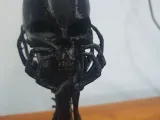Queimador de incenso em forma de cone com caveira-3
