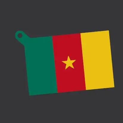 CM - Cameroon Flag keychain