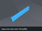 aqua one mini reef 120 sump flow director baffle-1