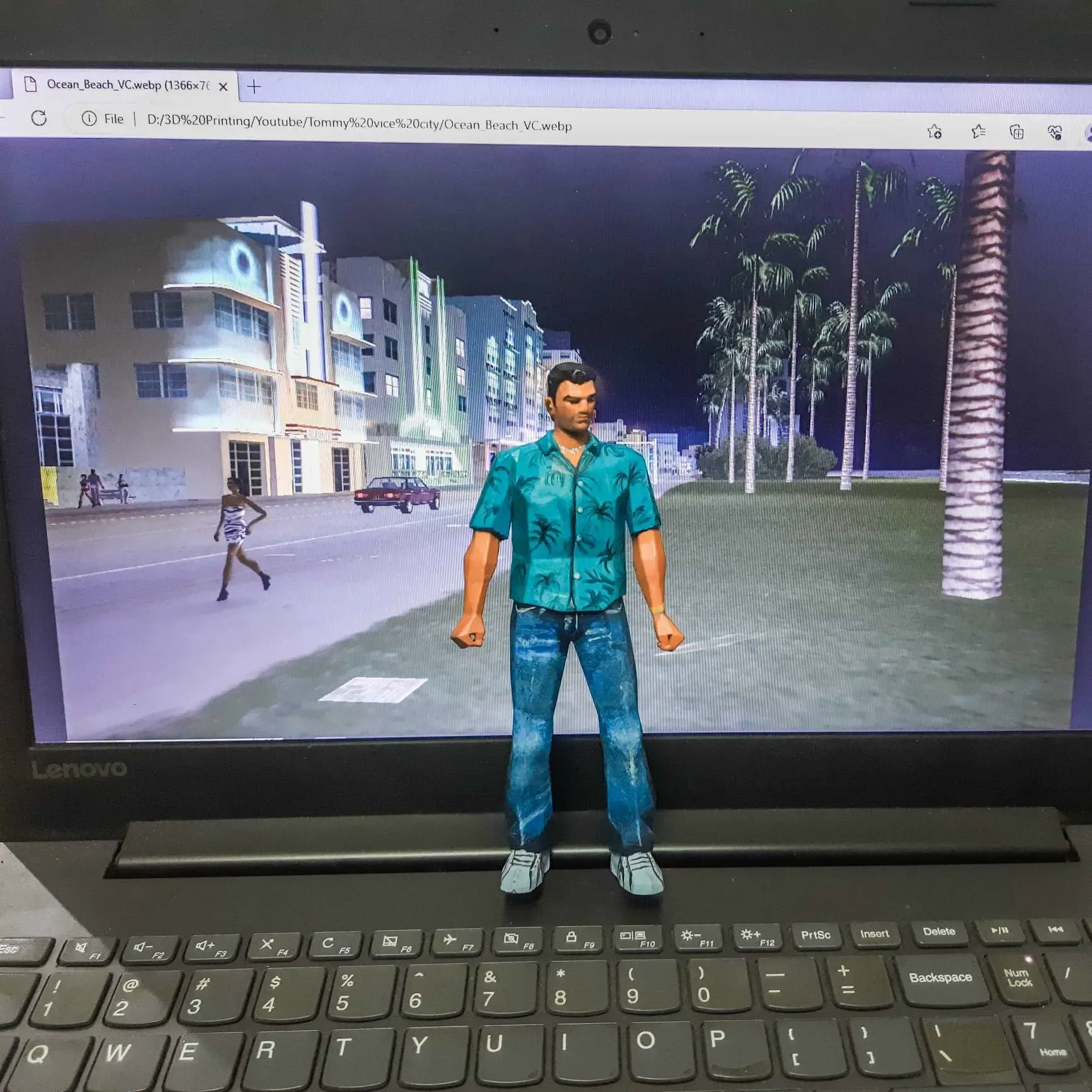 Tommy Vercetti- GTA vice city game- Hand Painted