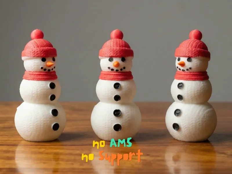 Knitted Snowman