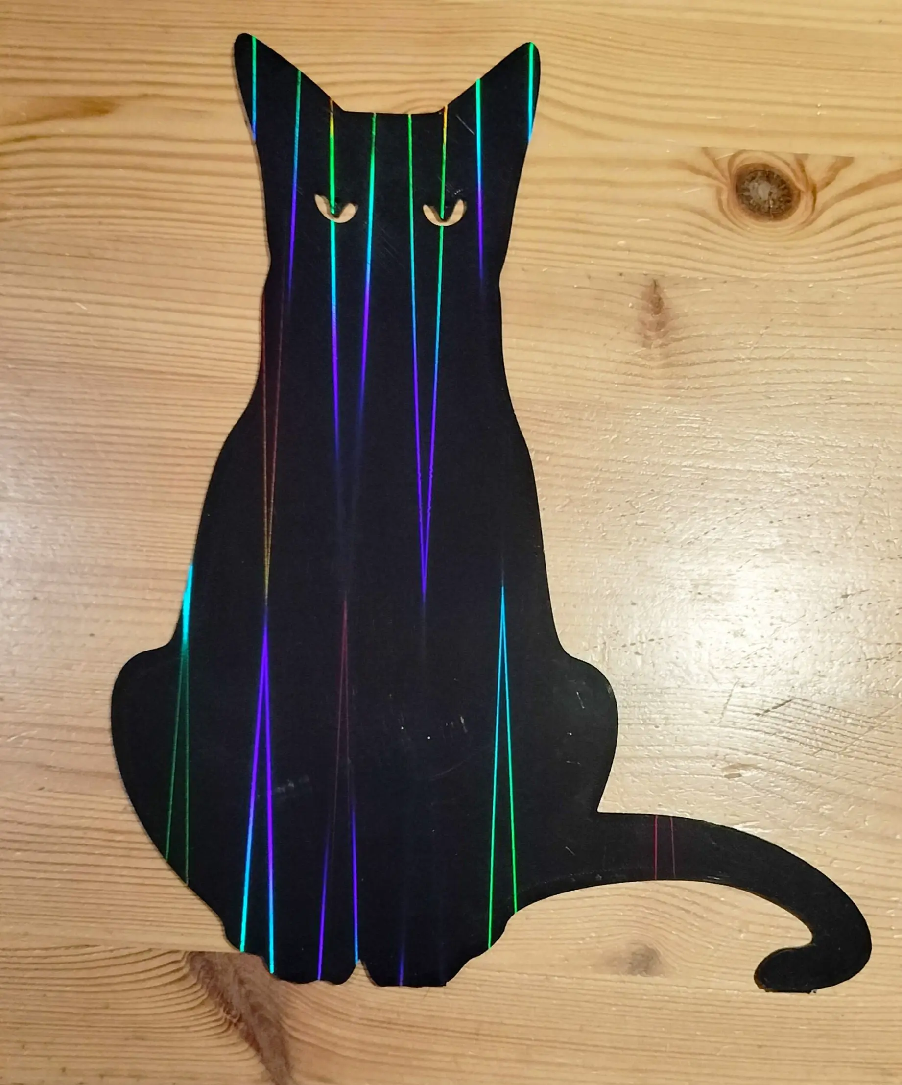 Anti bird Silhouette chat effaroucheur oiseaux