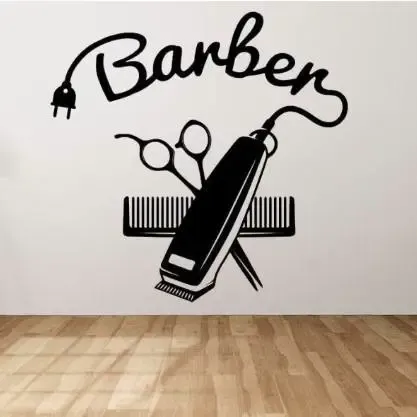 haircut shop decor wall art