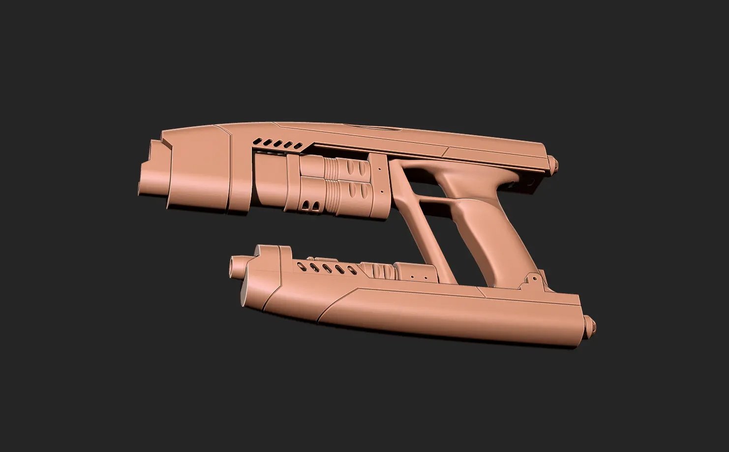 Star lord blaster 3d print model