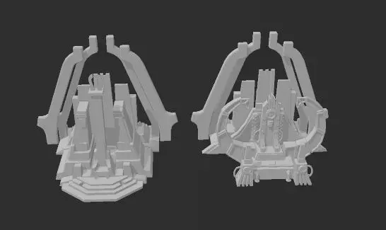 necron thrones - 40k - gubbins