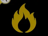 Simple Flame Symbol - 2D Art-0