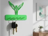 Modern Wall-Mounted Key Holder – Minimalist 3D Printable Ent-0