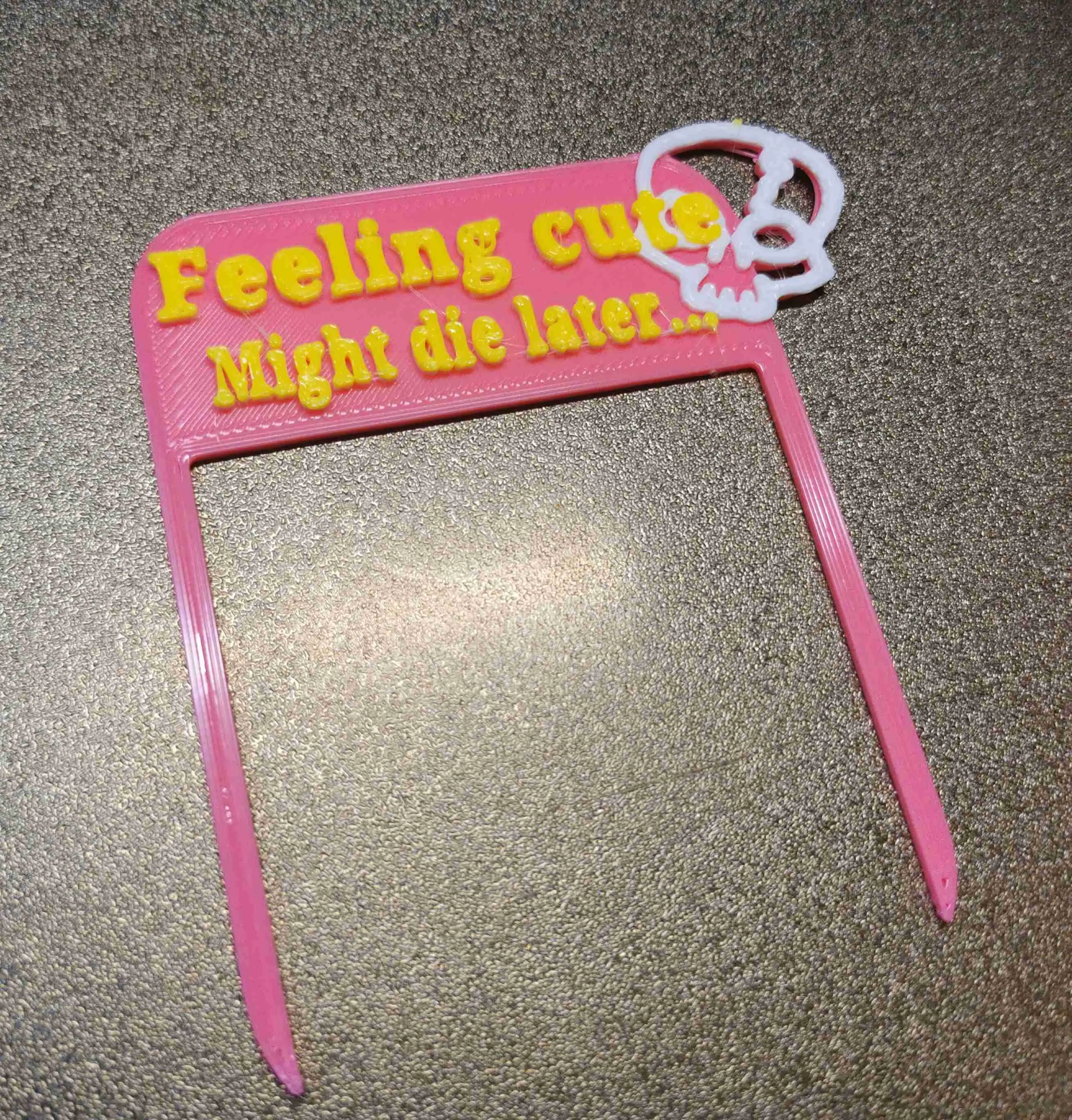 Funny/Explicit Plant Pot Signs - A Laugh For Visitors!