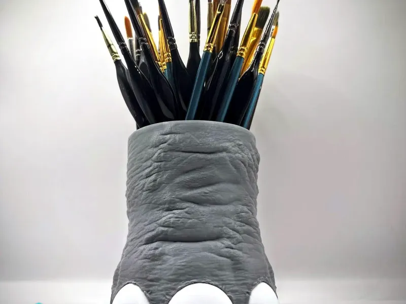 Portalápices y Maceta con Forma de Pata de Elefante