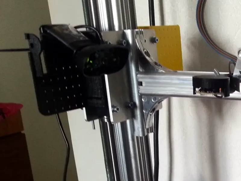 Universal mounting panel for webcam, light. (Z-Axis K8200, 3