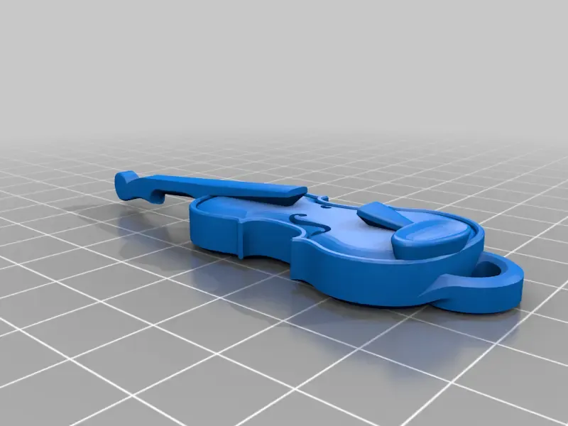 Violin keychain