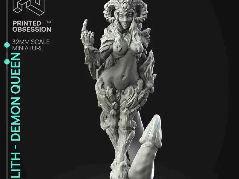 Lilith - Mama tuturor demonilor - PRESUPPORTAT - scara 32mm
