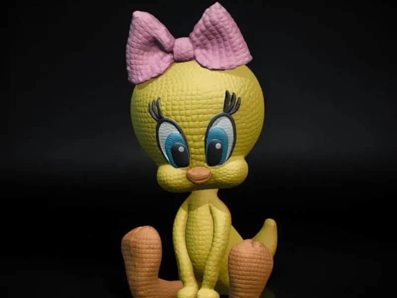 Tweety Amigurumi STL – Cute Bird Chibi Crochet