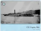 CSS Virginia Merrimack 1862 ironclad warship (2) - miniature-2