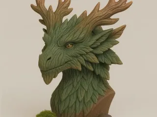 Forest Dragon Head