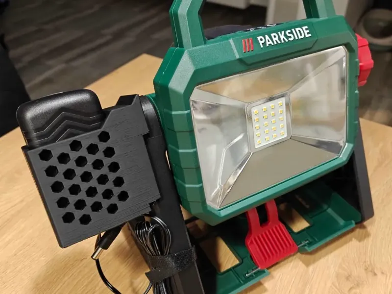 Suporte da fonte de alimentação da luz LED sem fio Prakside PLSA 20-Li