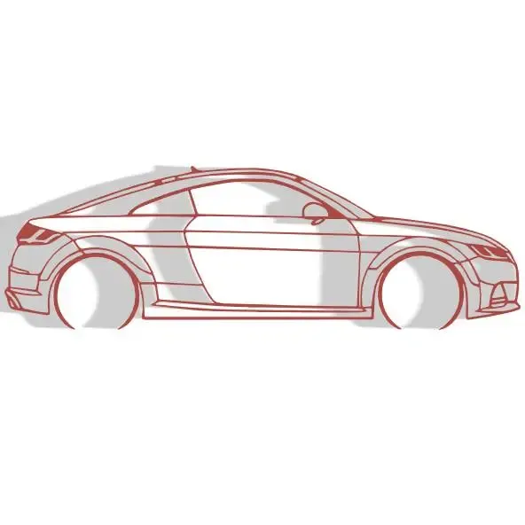 Audi TT S 8S - Silhouette Wall Decoration