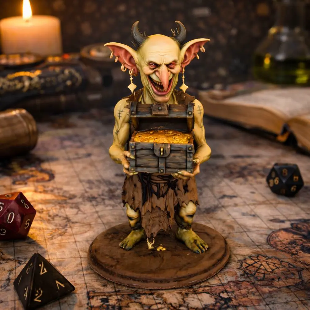 Treasure Keeper D&D tabletop miniature