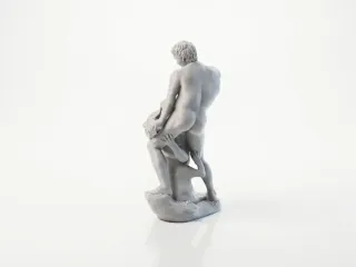 Samson and Lion Classical Sculpture 3D Printable