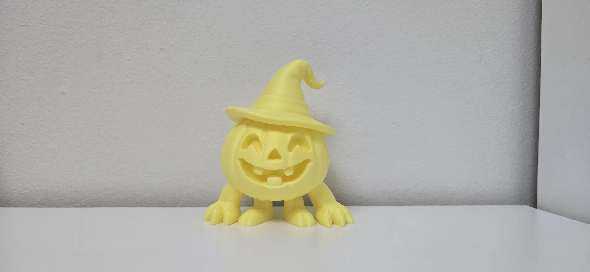 3D Printer Files | 3MF File | Halloween Pumpkin Creature with Witch Hat ...