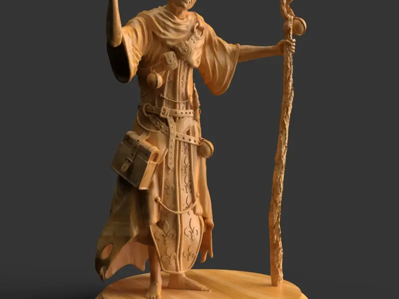 Warlock statuette